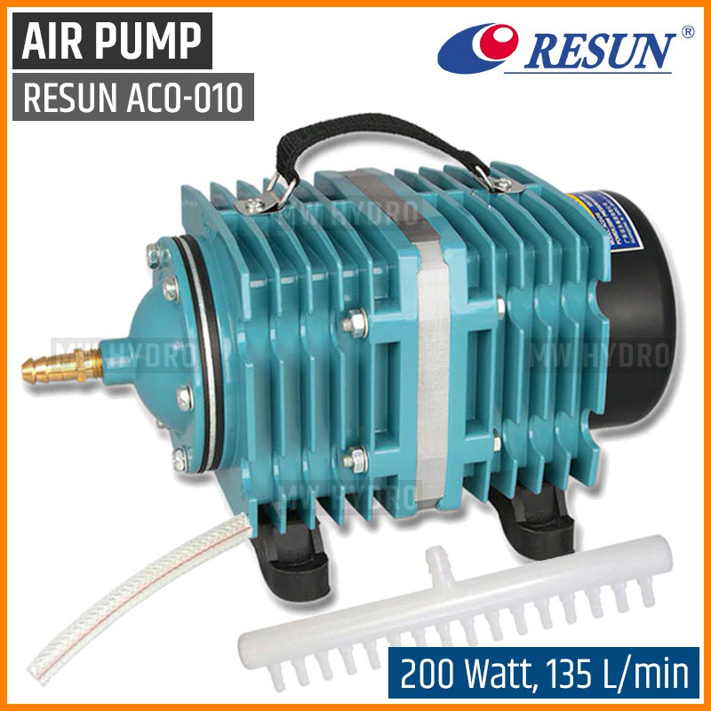 RESUN ACO-010, Electromagnetic Air Pump, Aerator / Pompa Udara