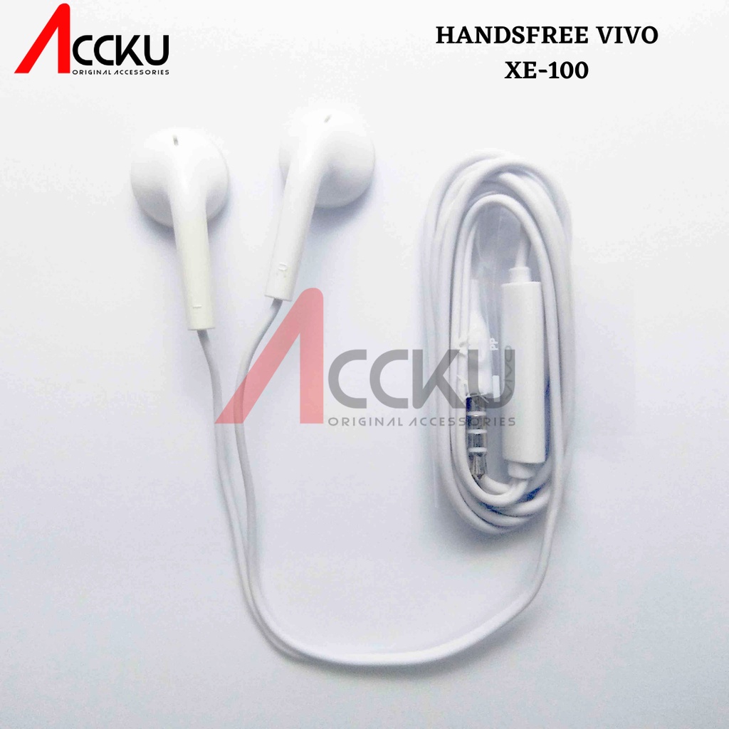 Handsfree vivo ori handsfree vivo ori headset vivo Xe100 v5 v7 plus y53 y71 y21 y83 y81 Original