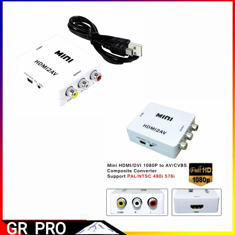 converter hdmi to av rca audio