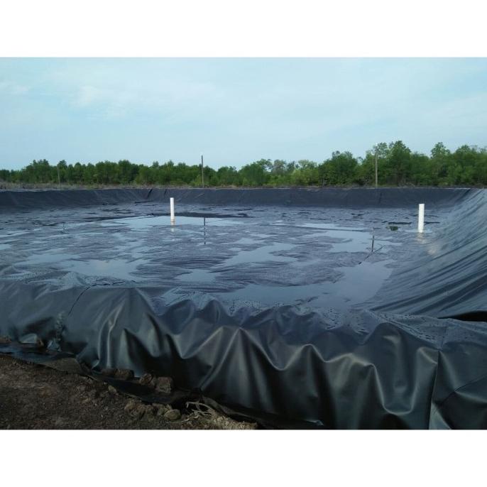 Terpal Tambak Geomembrane HDPE Rostek 0,3mm