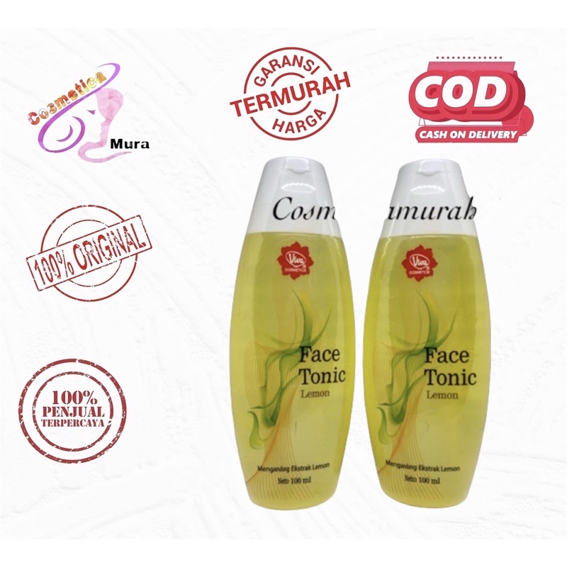 viva face tonic lemon 100 &amp; 200 ml || viva milk cleanser lemon 100 &amp; 200 ml