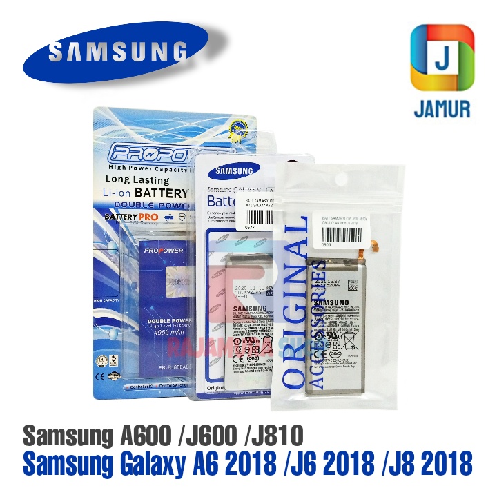 BATERAI SAMSUNG GALAXY A6 2018 GALAXY J6 2018 GALAXY J8 2018 BATERAI SAMSUNG A600 J600 J810 BATERAI 