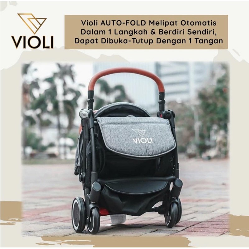 VIOLI Auto Fold Stroller/kereta dorong bayi