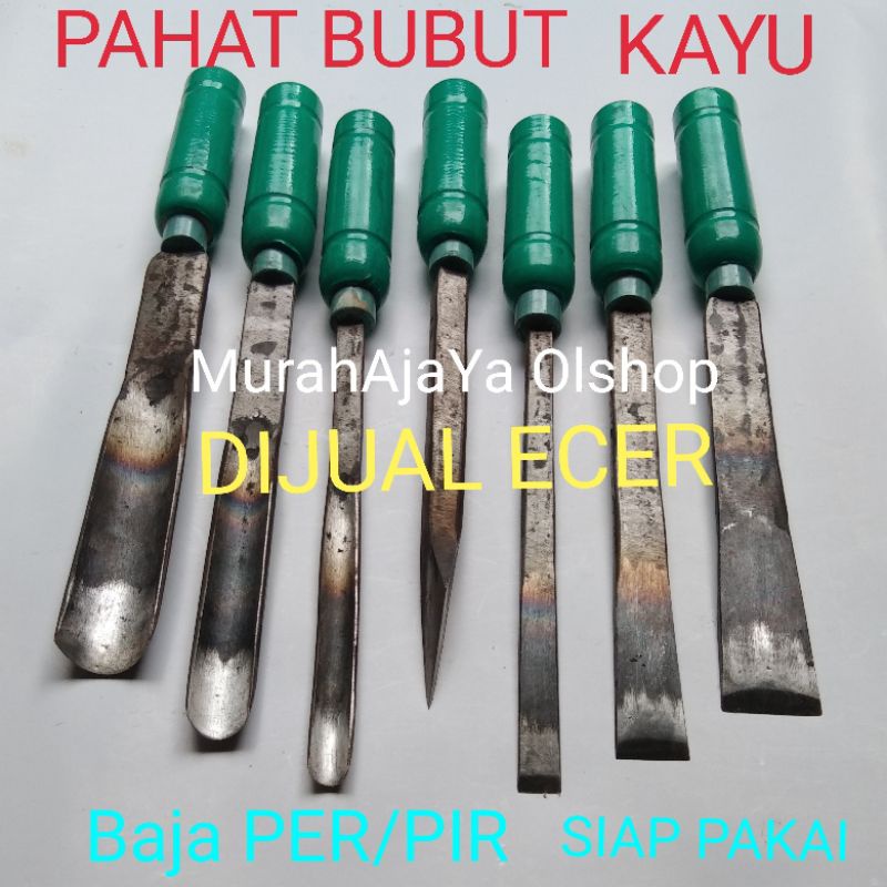 PROMO PAHAT BUBUT PISAU BUBUT KAYU SIAP PAKAI DIJUAL ECERAN BAHAN BAJA PER/PIR SUDAH DIASAH SIAP PAK