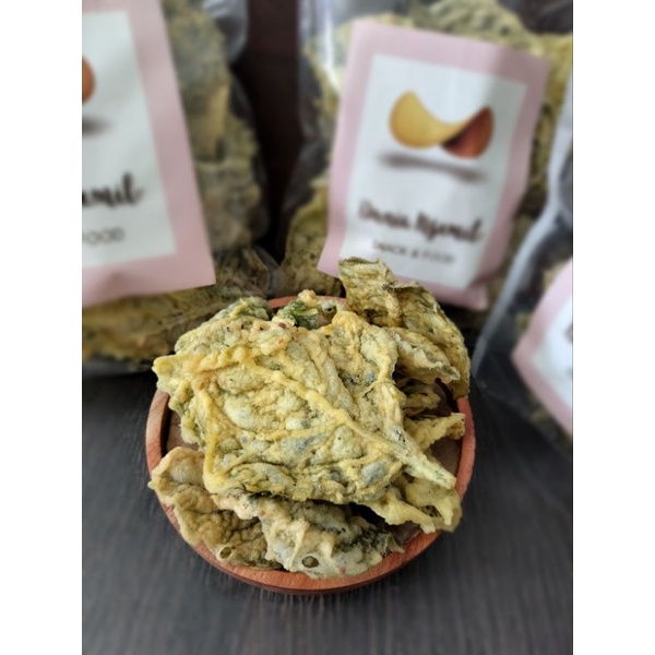 

KERIPIK BAYAM GURIH 50,150,250 GRAM | DUNIA NGEMIL