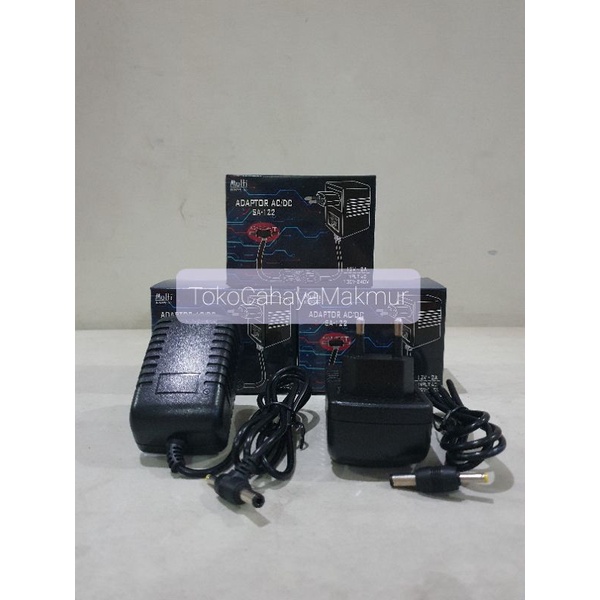 Adaptor 12V 2A Murni Konektor T Power Supply AC/DC SNI High Quality