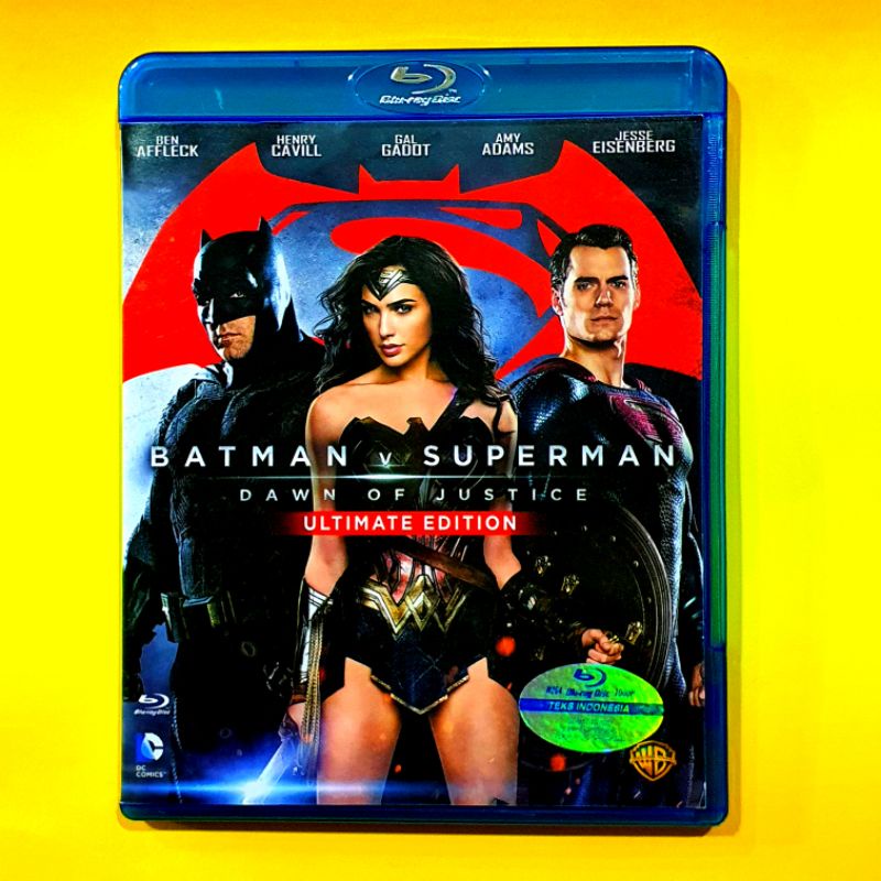 KASET BLU RAY FILM BATMAN VS SUPERMAN DAWN OF JUSTICE ULTIMATE EDITION - FILM SUPER HERO BOX OFFICE