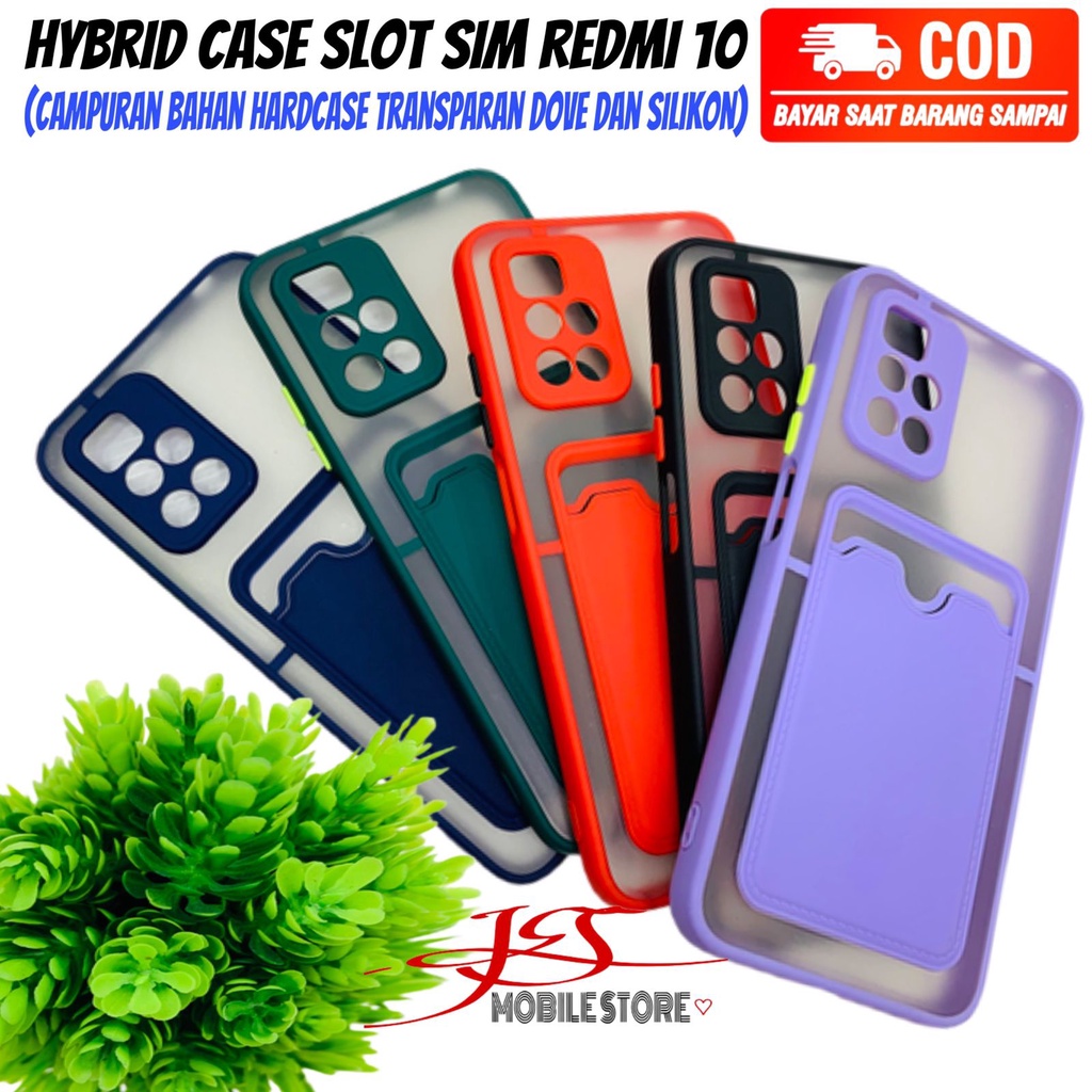 Case hybrid slot sim redmi 10 - silikon redmi 10 - hardcase redmi 10 - soft case redmi 10