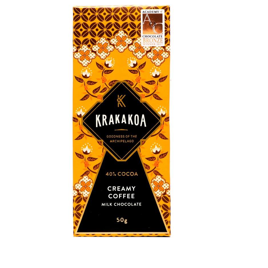 

[KODE QMA] Krakakoa Flavoured Milk Chocolate, Creamy Coffee
