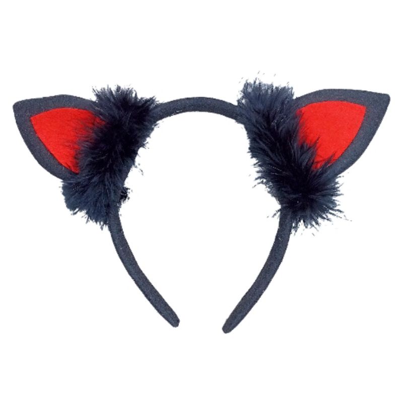 Halloween Merah Bando Halloween Maleficent Tongkat Ekor Devil Iblis Bunny Kelinci Witch Hat Topi Penyihir Kucing Pita Bando Karakter Halloween Bando Halloween Kostum Pesta