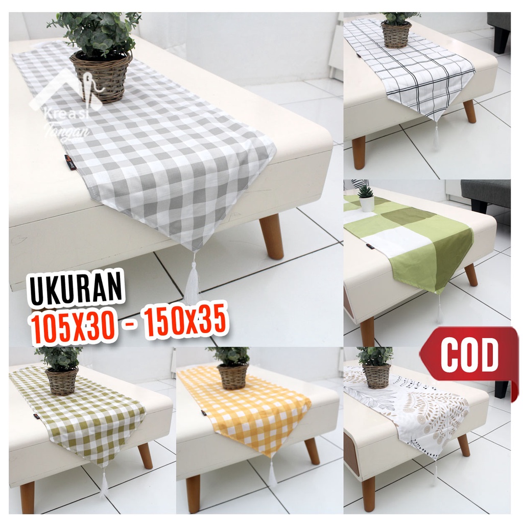 Taplak Meja Table Runner Ukuran 105x30 - 150x35