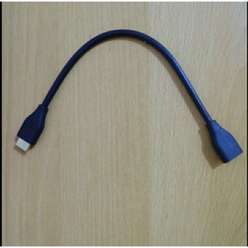 KABEL HDMI MALE FEMALE 30CM PERPANJANGAN / EXTENDER 30 CM / HDMI EXTENTION