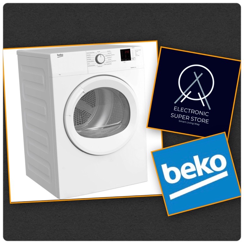 MESIN CUCI PENGERING DRYER 8KG BEKO DA9012GA BIG CAPACITY