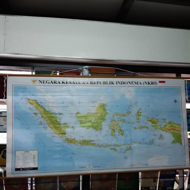 PETA INDONESIA BINGKAI BESAR
