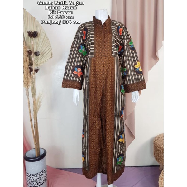 Gamis Batik Sogan