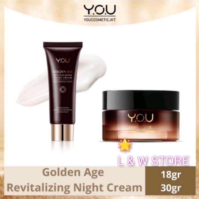 YOU Skincare Golden Age Revitalizing Night Cream By Y.O.U