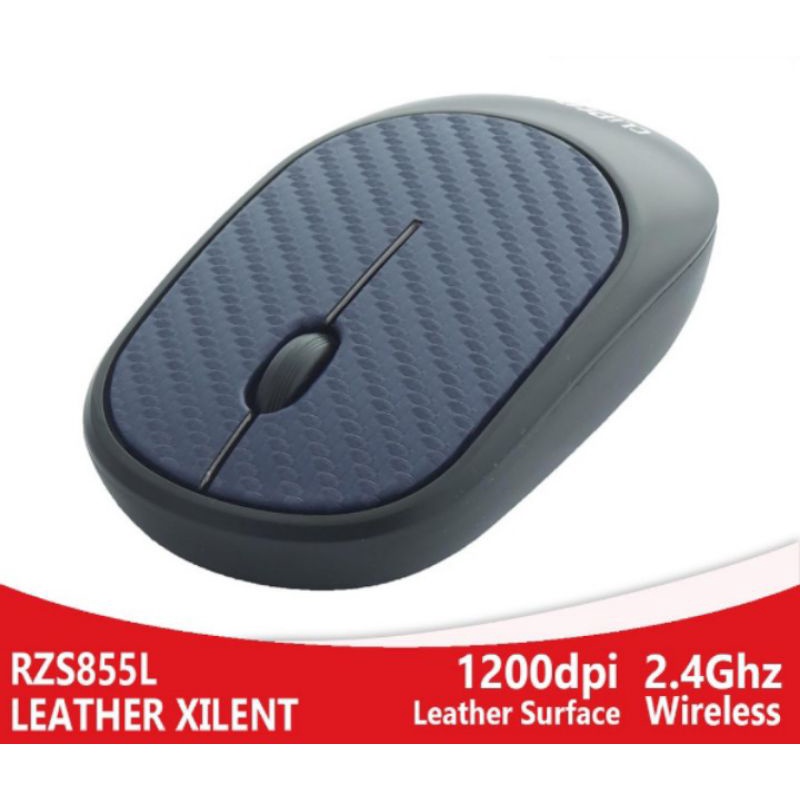 mouse cliptec RZS 855 fabric silen 1200dpi 2,4 GHz mouse wireless