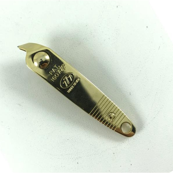 ➳ Gunting Kuku Kecil 777 Emas Miring ♥