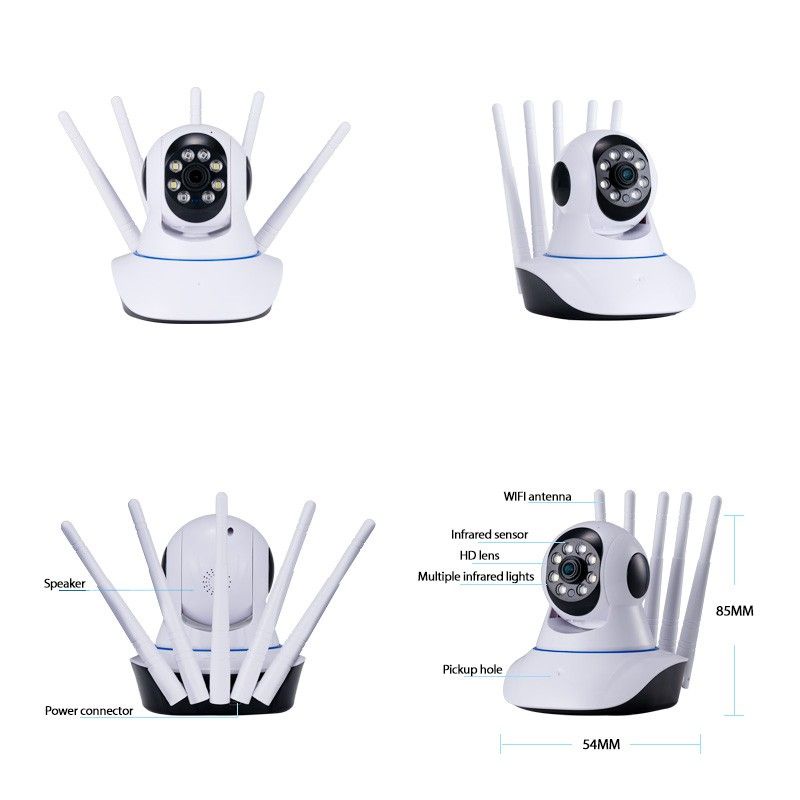 IP Camera Yoosee Wireless HD 1080P 5 Antena  Camera Cctv 5MP Wifi Monitor BaBy Night Vision