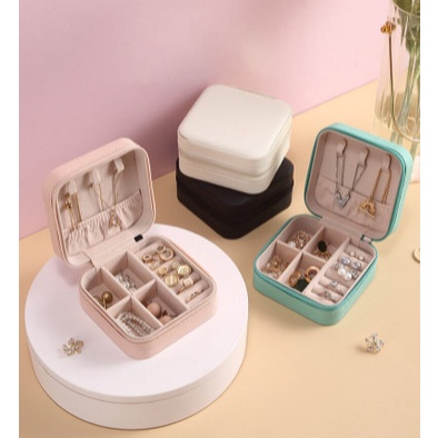 HZ0003 Kotak Mini Perhiasan Travel Jewelry Anting Kalung Cincin Box 03