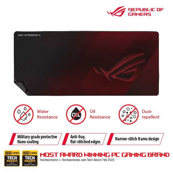 Mousepad ASUS ROG Scabbard II NC08 Extended Gaming Mouse Pad