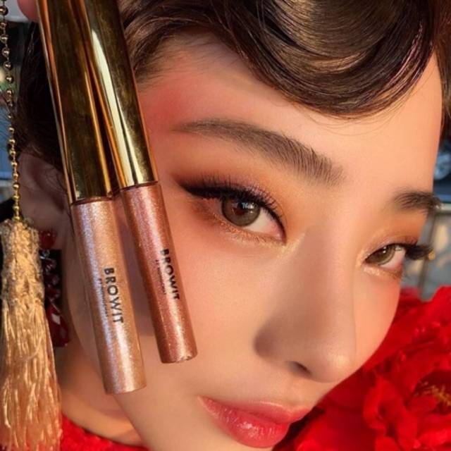 BROWIT BY NONGCHAT Glit &amp; Glow Eyeglitter Elegant Liquid Eyeshadow Thailand / Eye Shadow / Gold