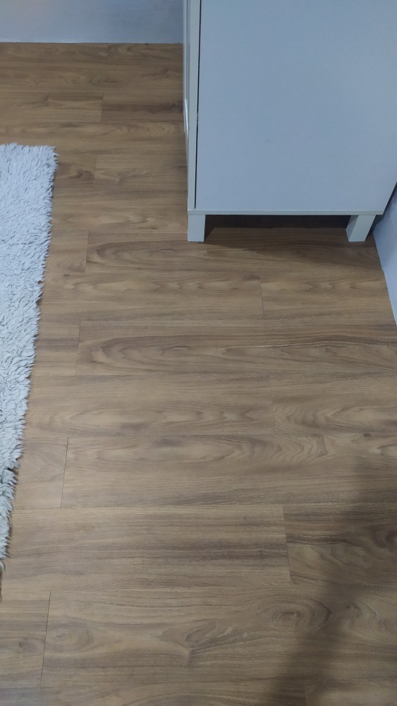 Coffee Lantai Vinyl Stiker | Premium Quality ! Kayu Berserat & Bertekstur Seperti Parket