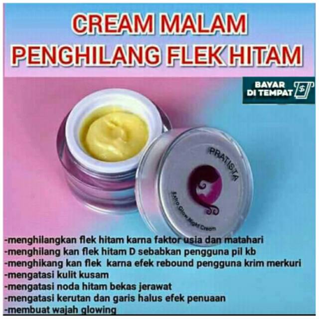 Cod Cream Ampuh Penghilang Flek Hitam Cream Wajah Penghilang Flek Hitam Aman Pratista Extra Glow Shopee Indonesia