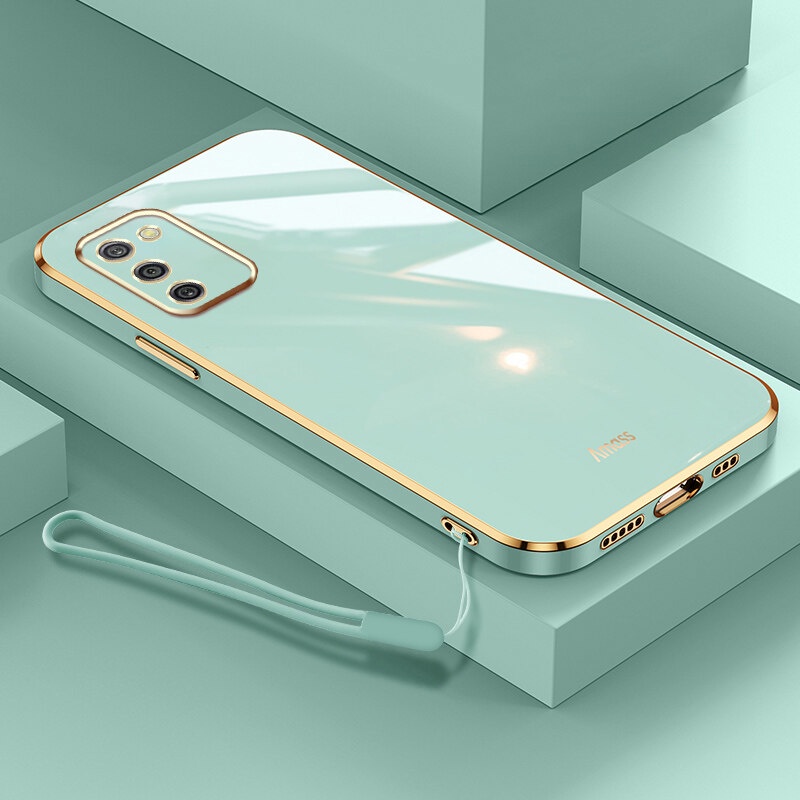 Andyh Soft case Hp Dengan Tali Untuk Samsung Galaxy A03S