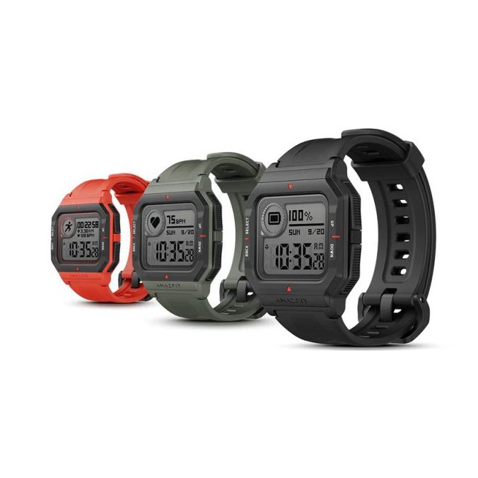 Amazfit Neo Retro Smartwatch / Jam tangan Pria / Heart Rate Waterproof - Hitam