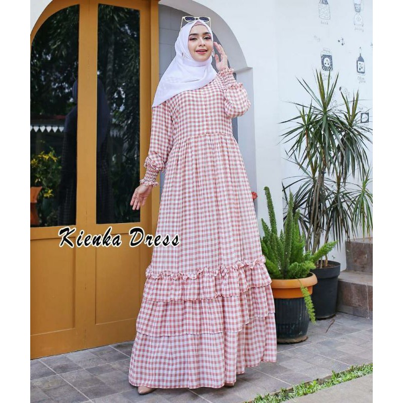 New kienka dress, gamis ceruty