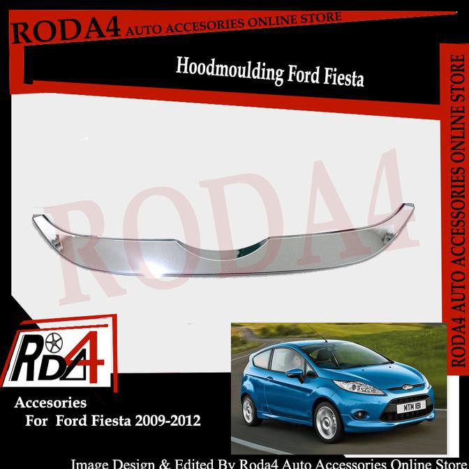 1107G Hood Moulding Ford Fiesta - List Grill Depan Fiesta 2009 - 2012 Nicebuy