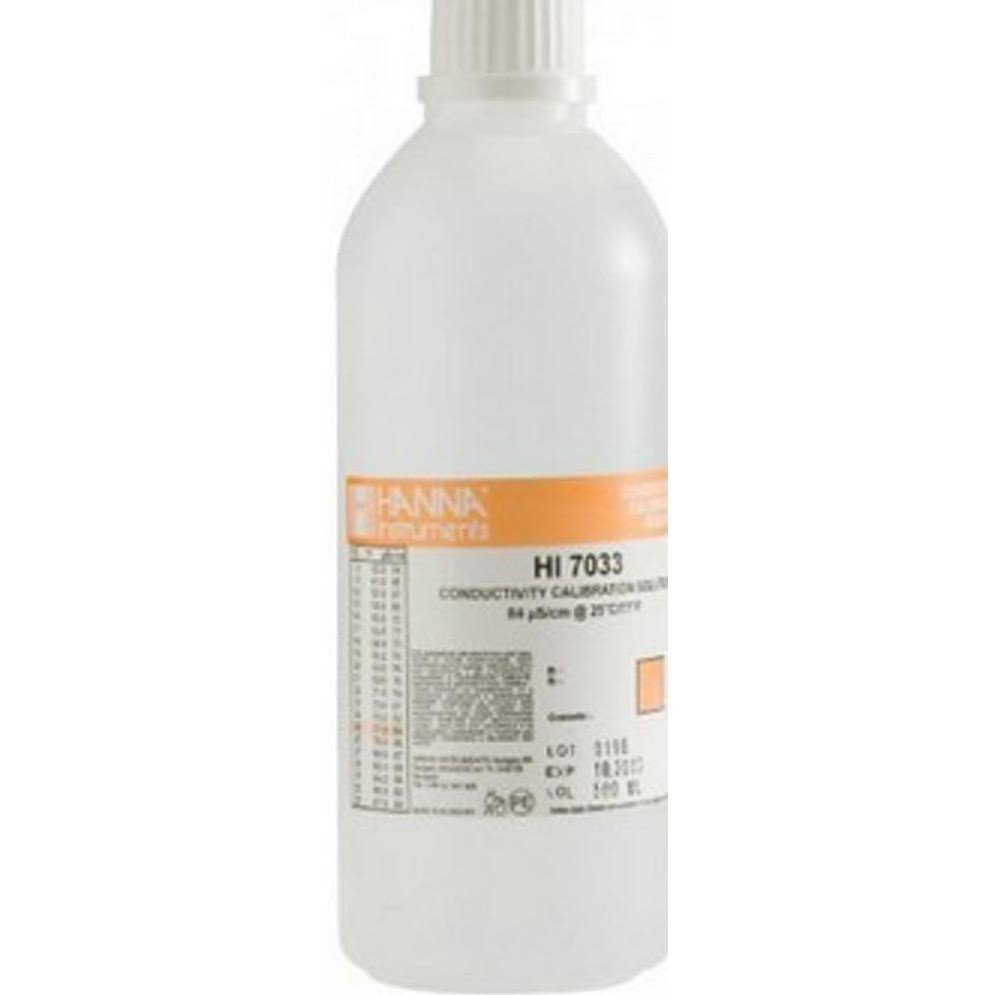 Promo Conductivity Standard 84 S/cm kap. 500 ml | Hanna HI 7033L Terbaru