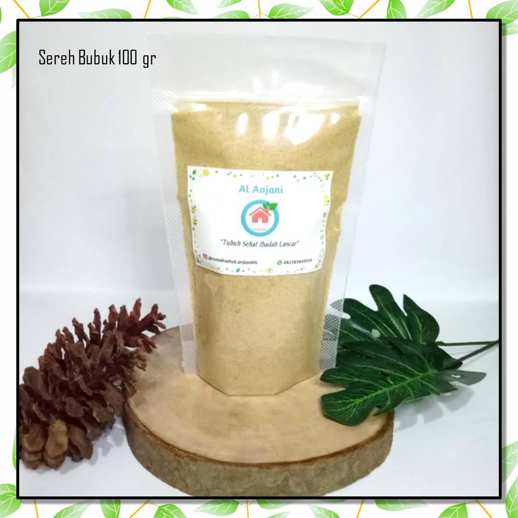 

Sereh Bubuk Asli / Serai Bubuk Murni Tanpa Campuran / Bumbu Rempah / Bumbu Dapur