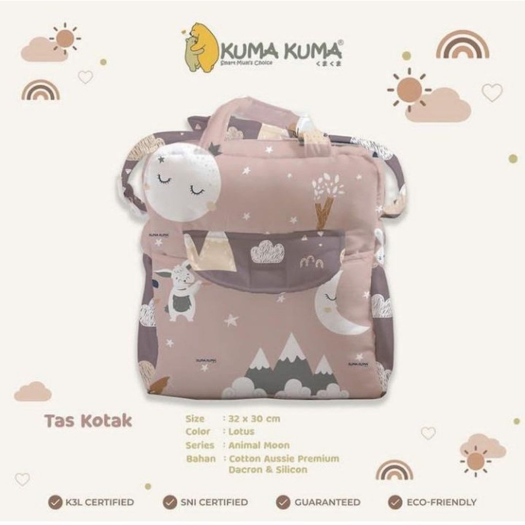 Kuma Kuma Tas Kotak Diapers Bayi Murah