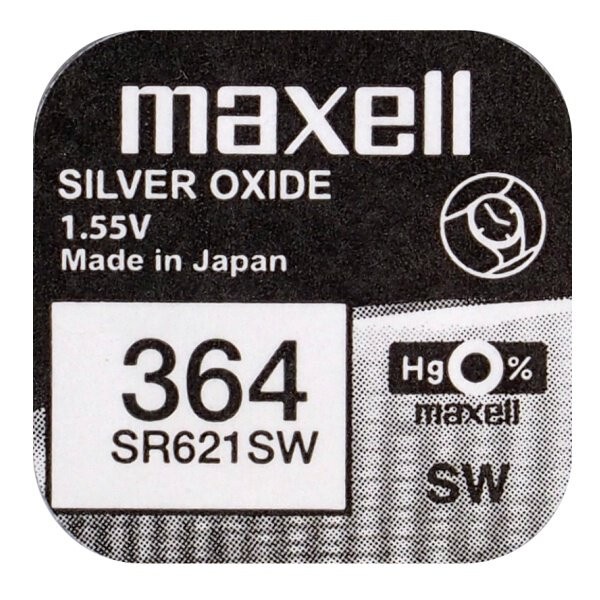 BATTERY MAXELL 364 SR621SW SR621 SR 621 SW BATRE ORIGINAL