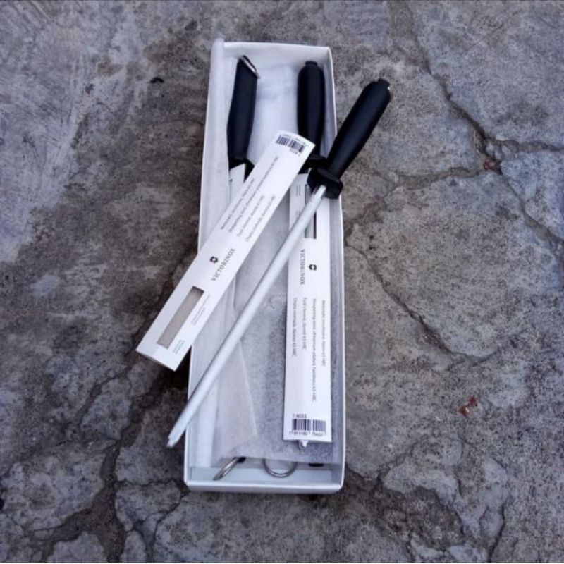 Asahan pisau stik 27 cm Victorinox sharpener 7.8333 original swiss