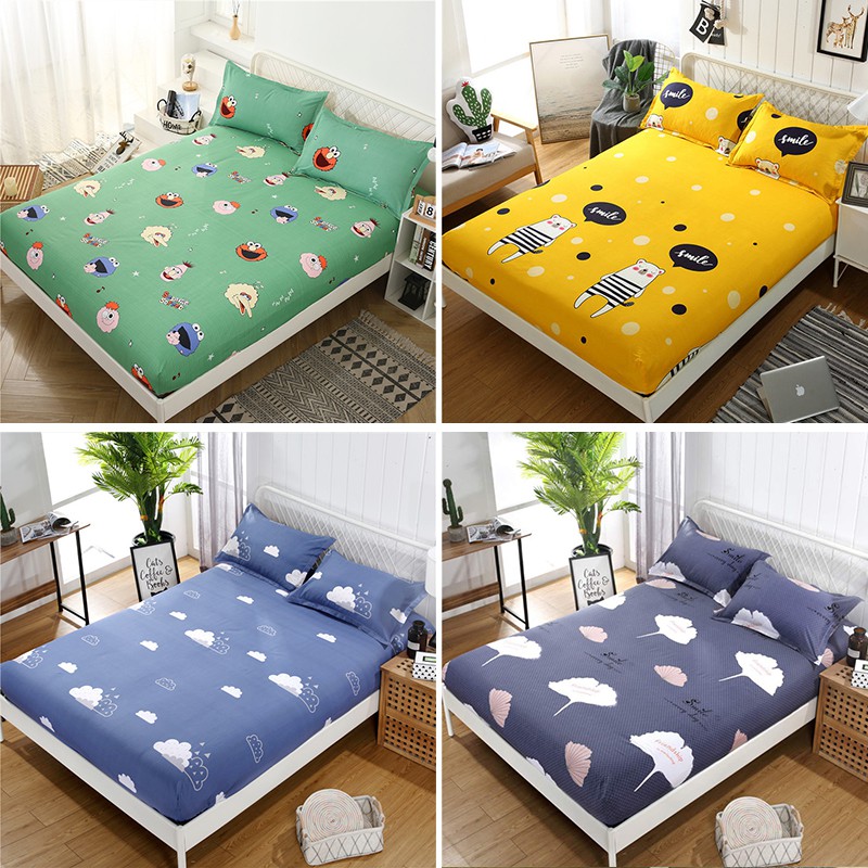 SEPREI Bed Cover Sprei  Menarik Seprai Kualitas Bagus 90x200 120x200 160x200 180x200