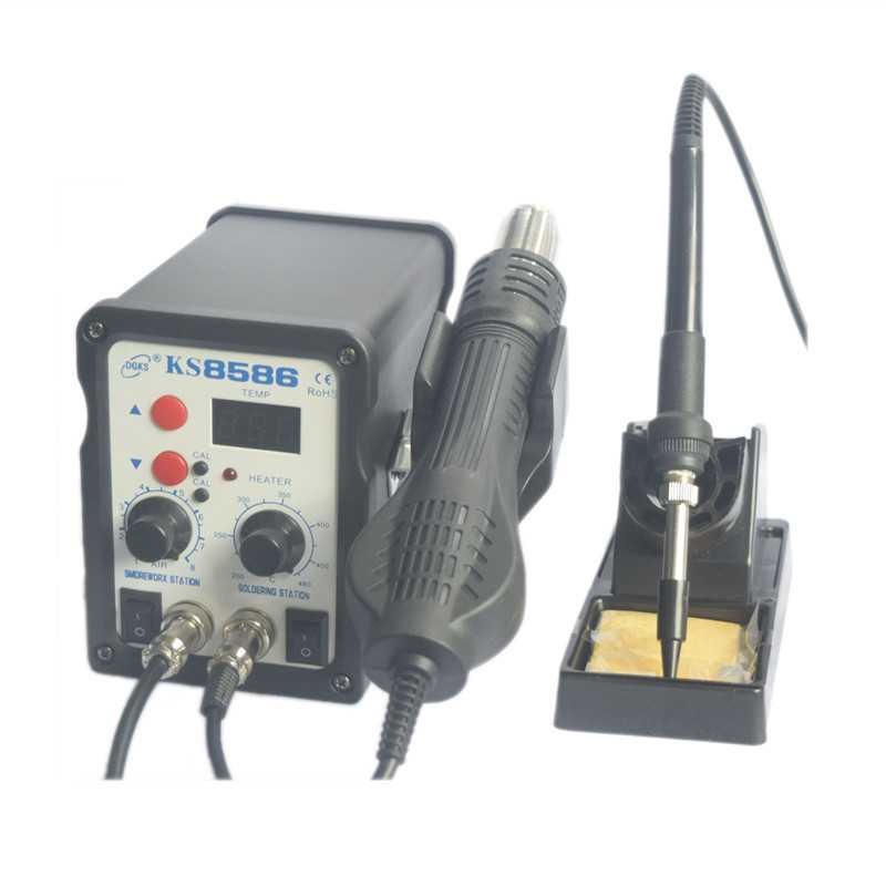 SMD Desoldering Heat Gun + Solder dengan Station 220V/750W