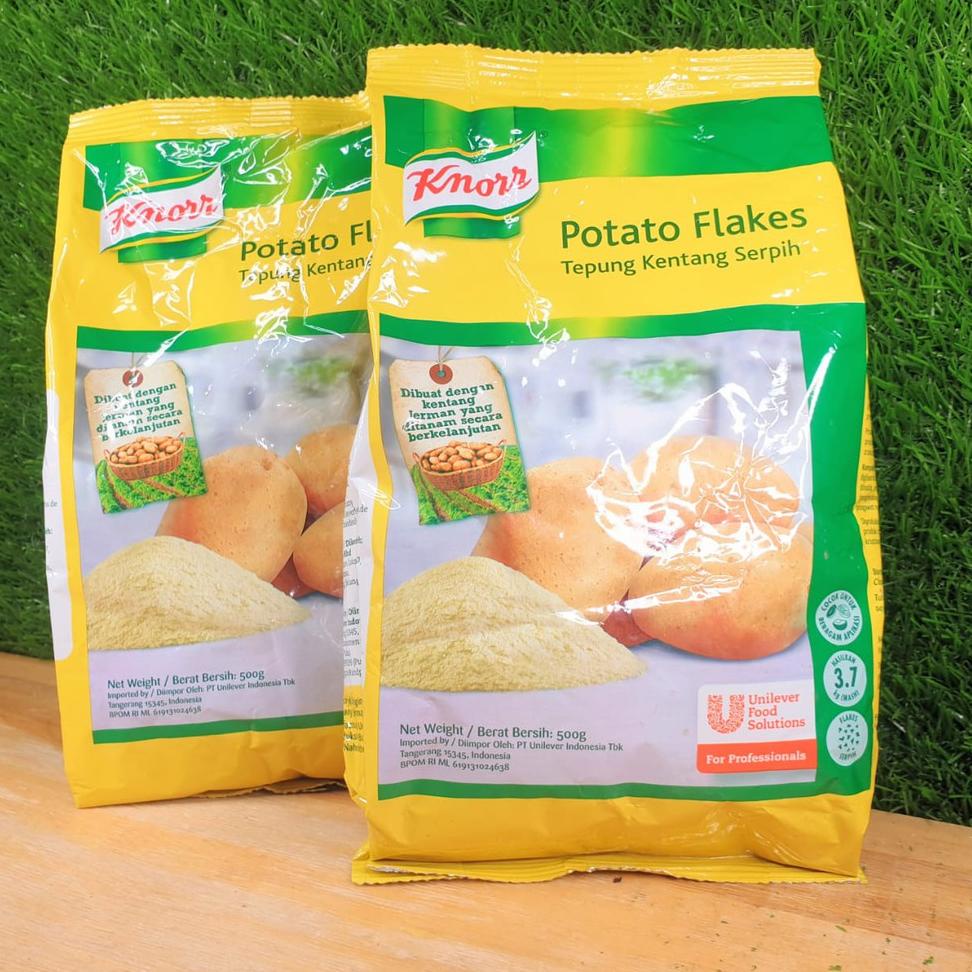 

Ready L6GUZ Knorr Potato Flakes 500 Gram / Tepung Kentang Serpih / / Halal 54 Laris