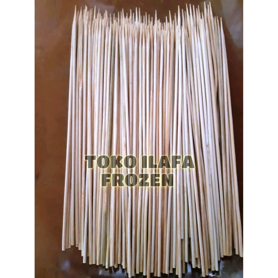 

Tusuk Sate Bambu Bulat Halus 500gr