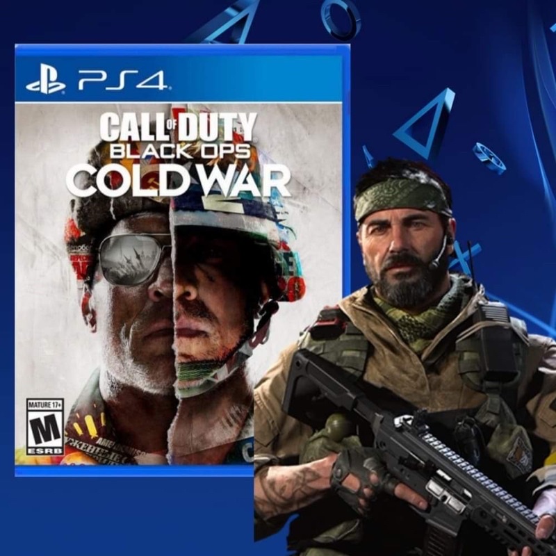 Call of Duty Cold War PS4 Kaset COD Blackops Coldwar Playstation PS 4 5 CD BD Game Games PS4 PS5 Callofduty Black Ops Coldwars wars perang tembak mainan