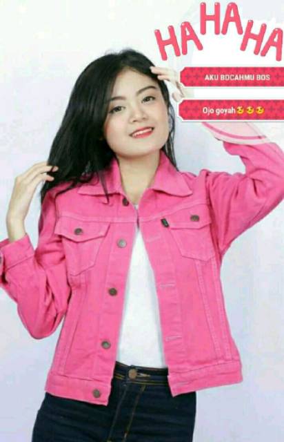 JAKET BIONDY JEANS WANITA CEWE CEWEK JAKET JINS DENIM MURAH TERBARU TERLARIS JAKET Korean style