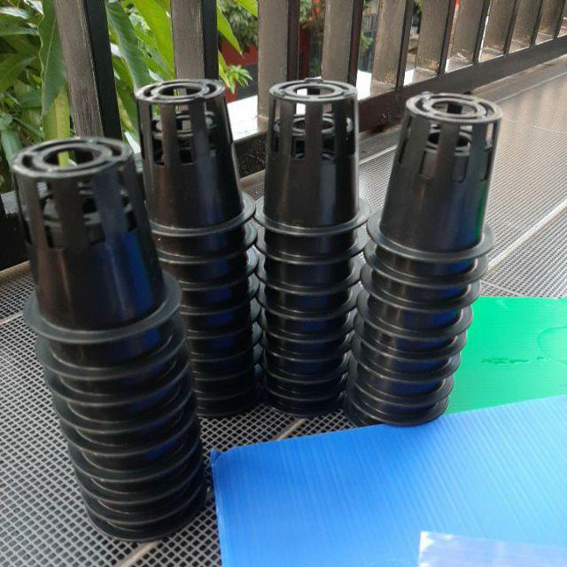 Netpot Hitam Lubang Tengah Ukuran 5 Cm