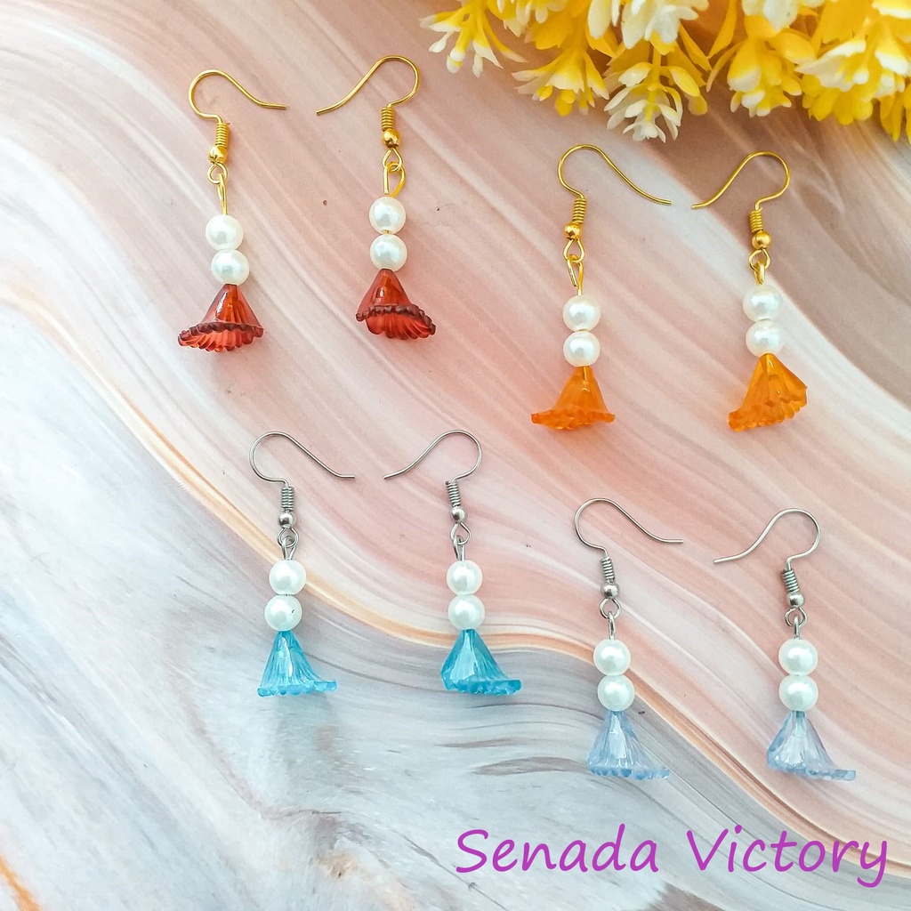 Senada Victory Anting Bunga Tulip Cantik Aksesoris Wanita SVA303