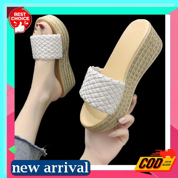 Sendal Sofia Terbaru Wedges Import Premium Nyaman Pesta Wedges Wanita Casual Sendal Tali Cewek Cod(B