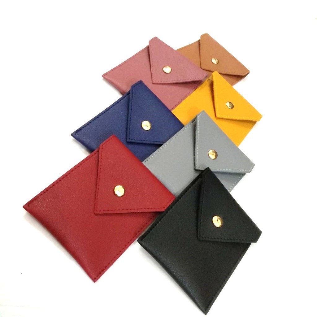 LUXTHER - TEMPAT KARTU Tekar dompet kartu kancing import batam murah wanita souvenir card holder