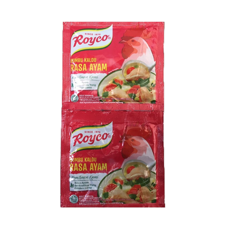 

[TERMURAH] ROYCO AYAM BUMBU KALDU PENYEDAP RASA 8G