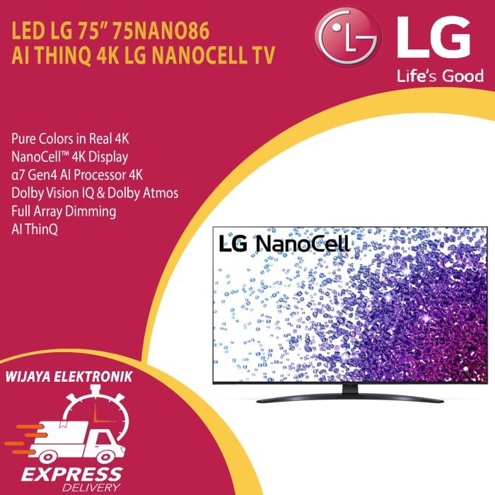 Led Lg 75 Inch 75Nano86 Smart Tv 4K Lg Nanocell Tv