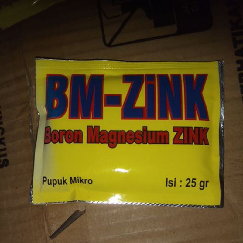 BM-ZINK (Boron Magnesium ZINK) pupuk mikro